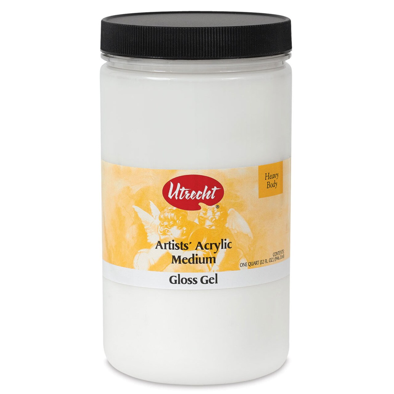 Utrecht Artists' Acrylic Gel Medium - Gloss Gel Medium, Quart